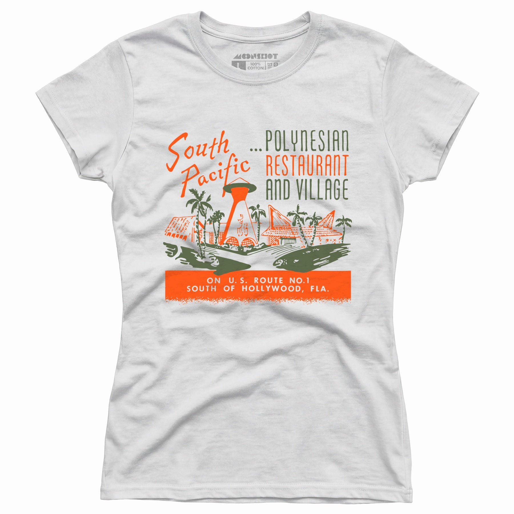 South Pacific - Hallandale Beach, FL - Vintage Tiki Bar - Women's T-Shirt