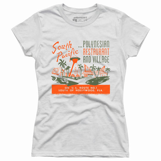 South Pacific - Hallandale Beach, FL - Vintage Tiki Bar - Women's T-Shirt