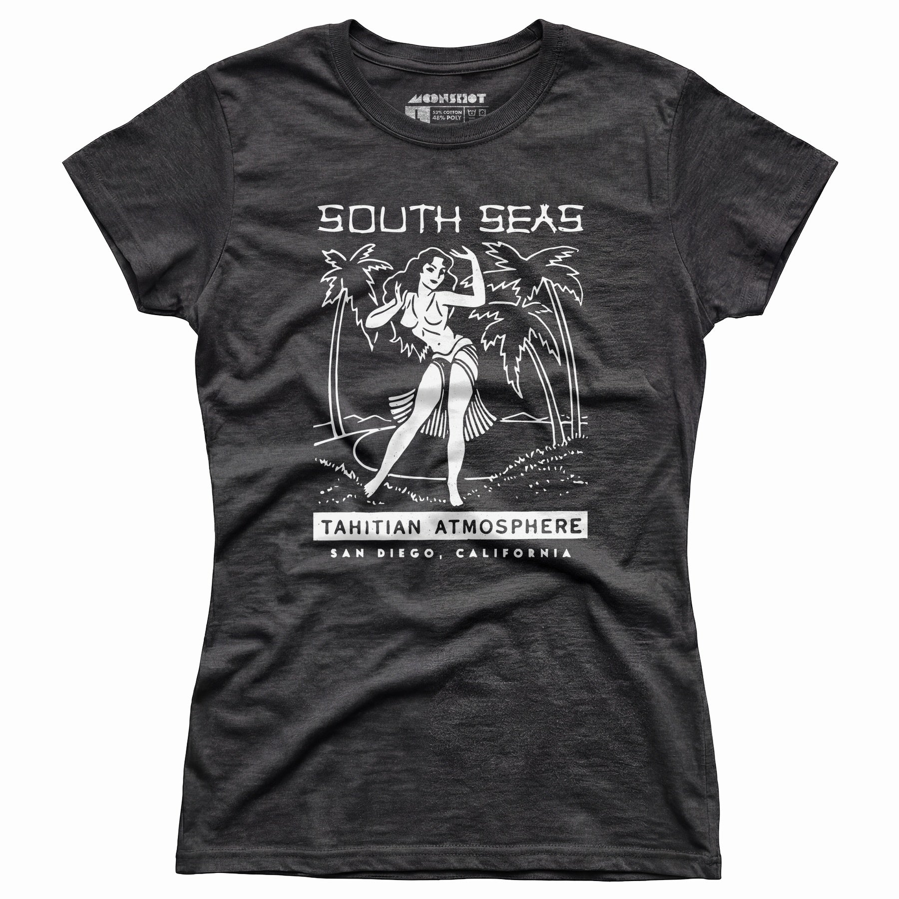 South Seas - San Diego, CA - Vintage Tiki Bar - Women's T-Shirt