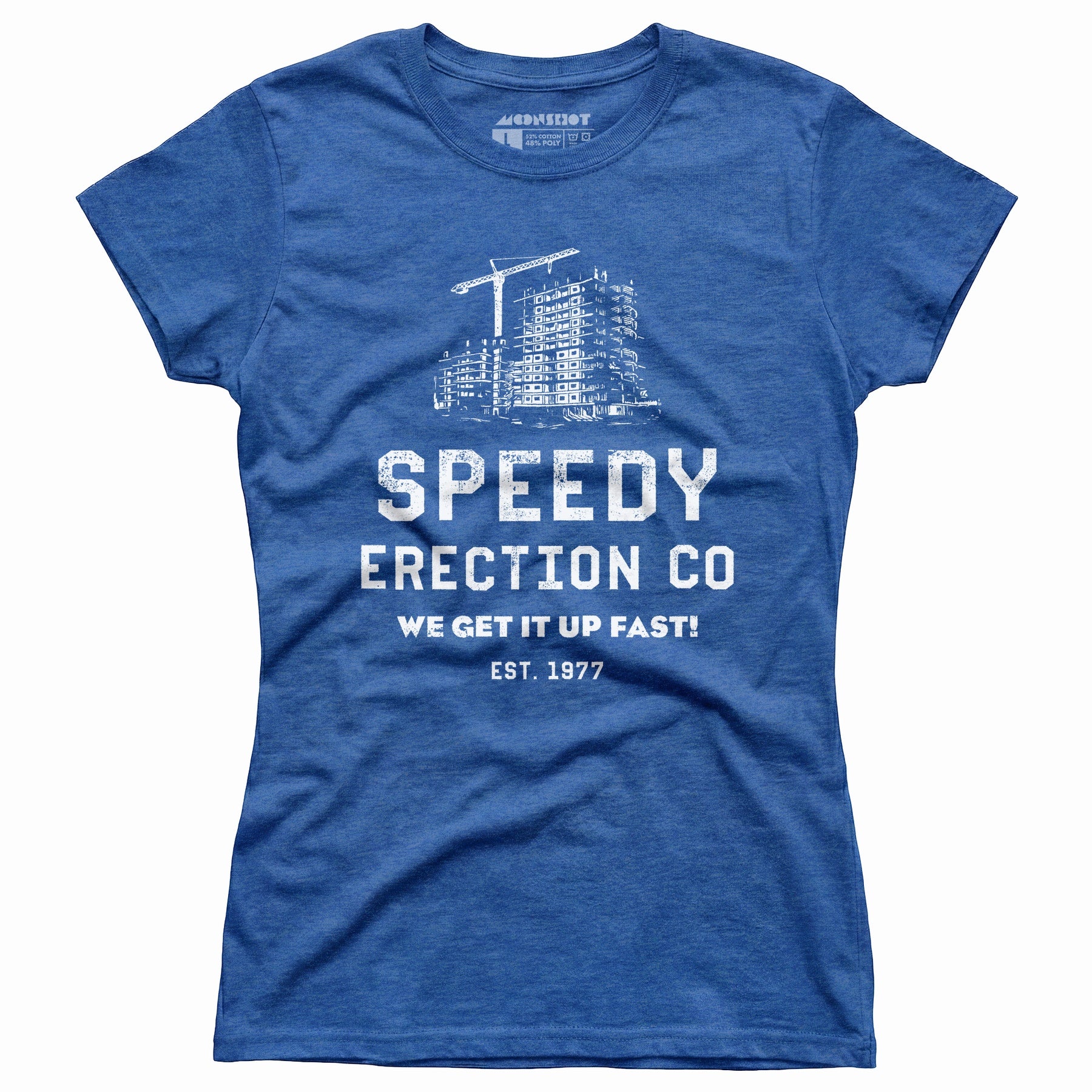 Speedy Erection Co. We Get it Up Fast - Women's T-Shirt