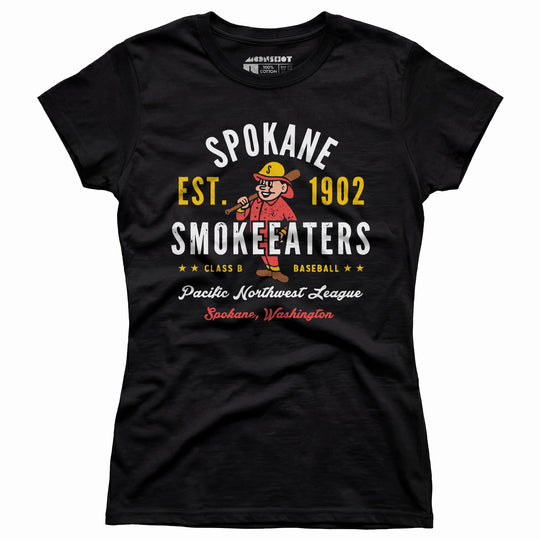 Spokane Smoke Eaters - Washington - Vintage Defunct Baseball Teams - Women's T-Shirt