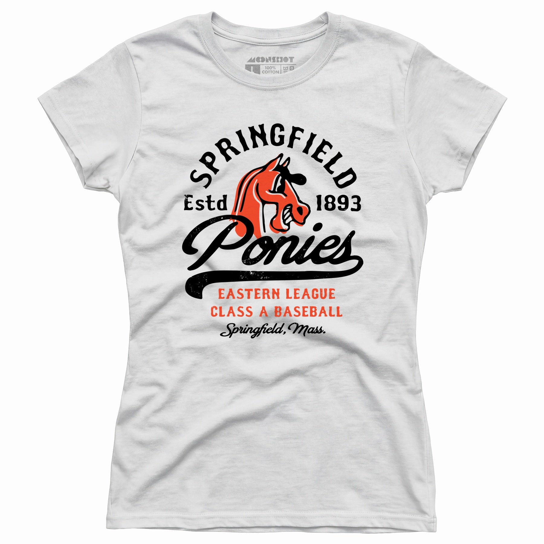 Springfield Ponies - Massachusetts - Vintage Defunct Baseball Teams - Women's T-Shirt