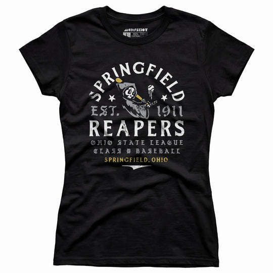 Springfield Reapers - Ohio - Vintage Defunct Baseball Teams - Women's T-Shirt