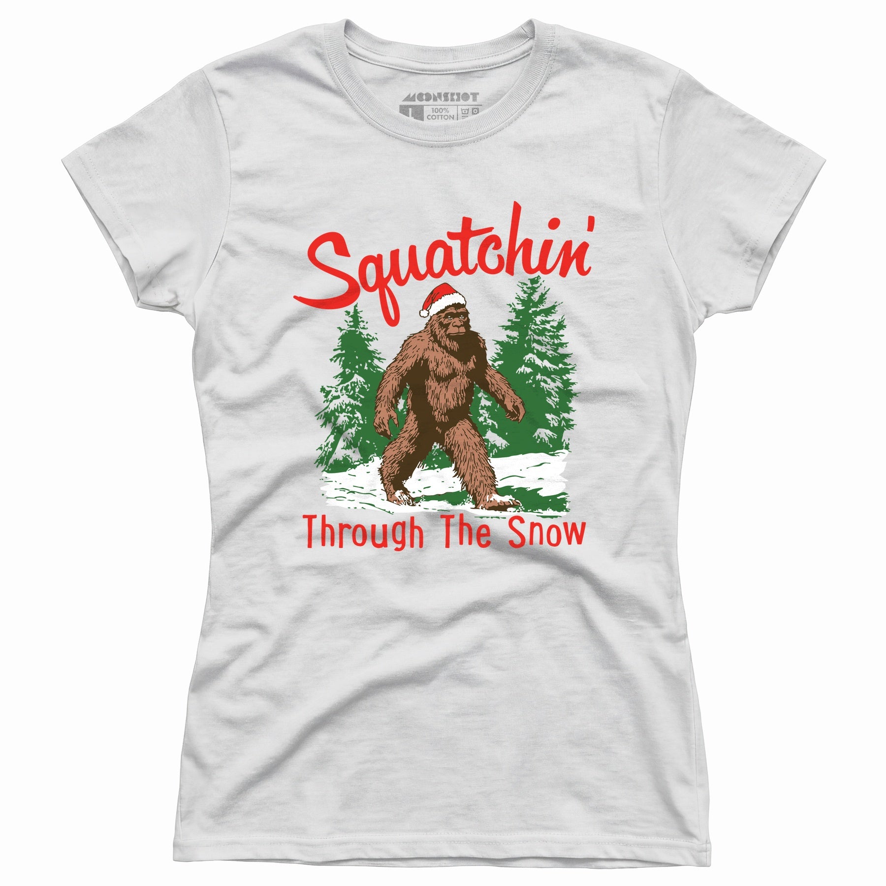 Squatchin' Through The Snow - Women's T-Shirt