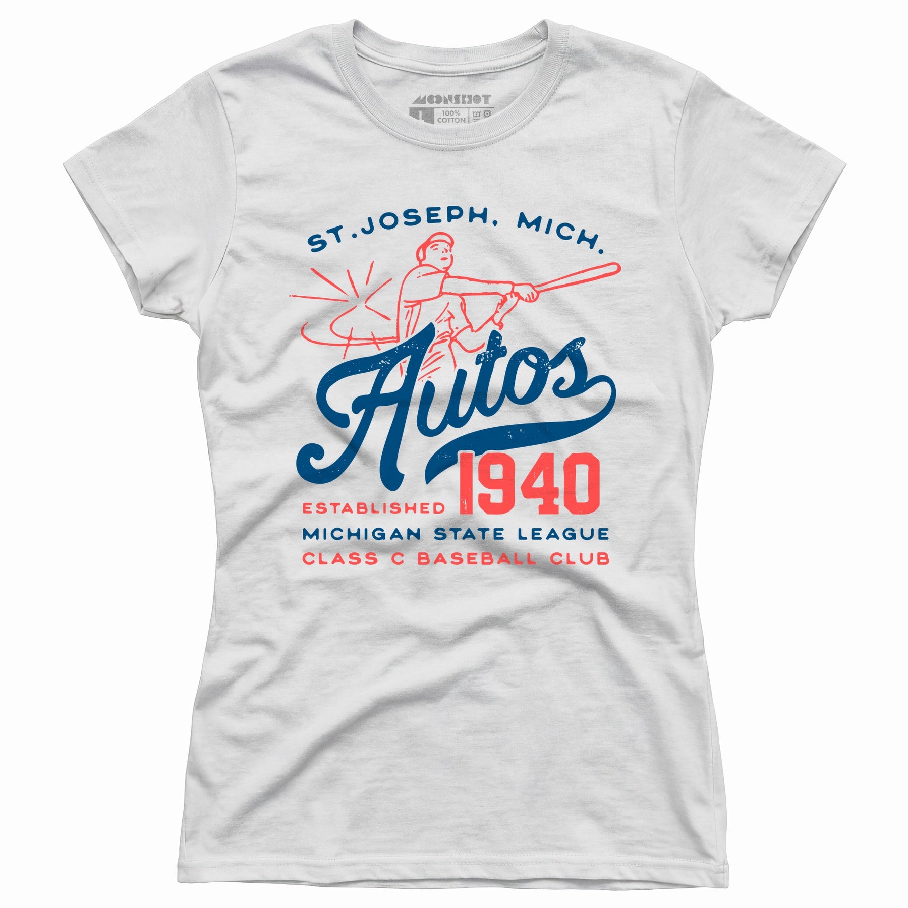 St. Joseph Autos - Michigan - Vintage Defunct Baseball Teams - Women's T-Shirt