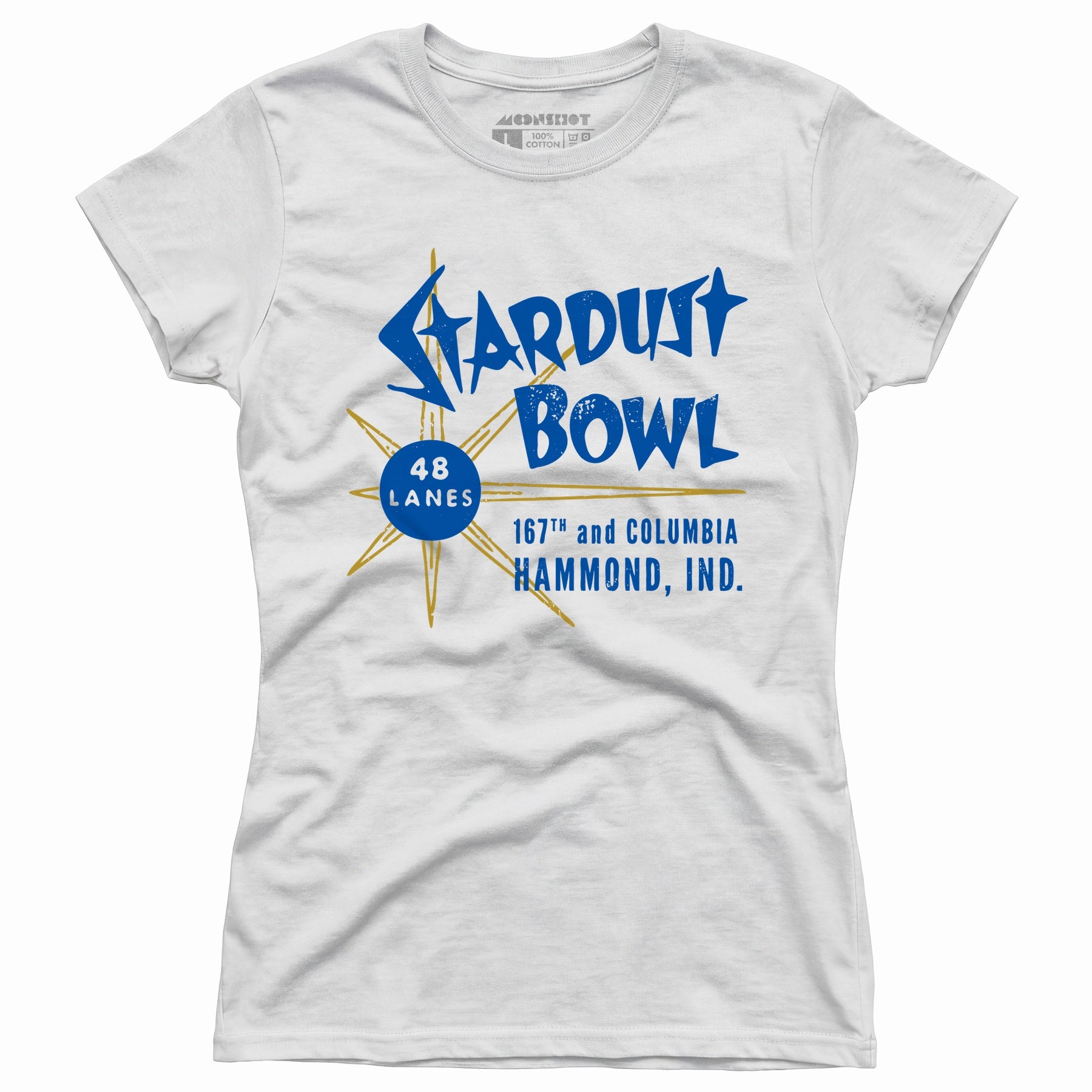 Stardust Bowl - Hammond, IN - Vintage Bowling Alley - Women's T-Shirt
