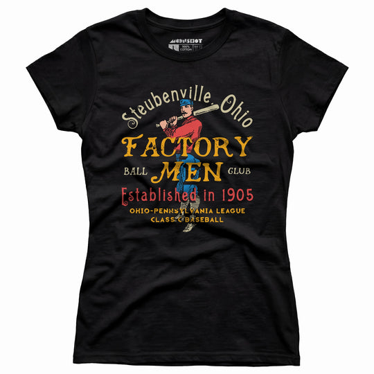 Steubenville Factory Men - Ohio - Vintage Defunct Baseball Teams - Women's T-Shirt