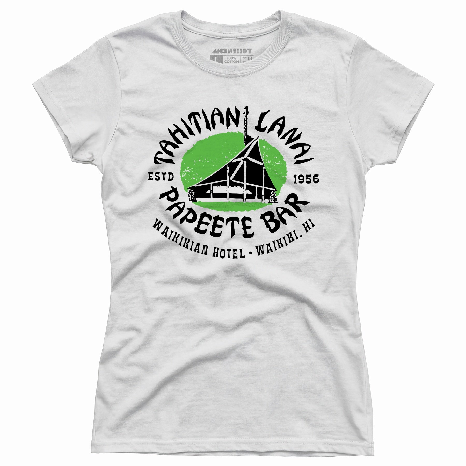 Tahitian Lanai Papeete Bar - Waikiki, HI - Vintage Tiki Bar - Women's T-Shirt