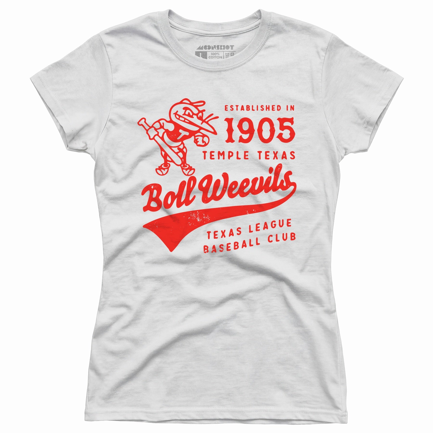 Temple Boll Weevils - Texas - Vintage Defunct Baseball Teams - Women's T-Shirt