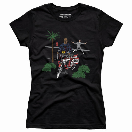 That's My Bike, Punk! Deebo + Pee-Wee Parody Mashup - Women's T-Shirt