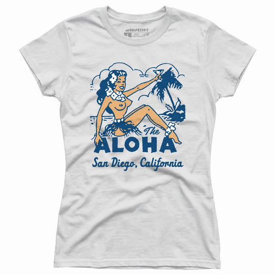The Aloha - San Diego, CA - Vintage Tiki Bar - Women's T-Shirt