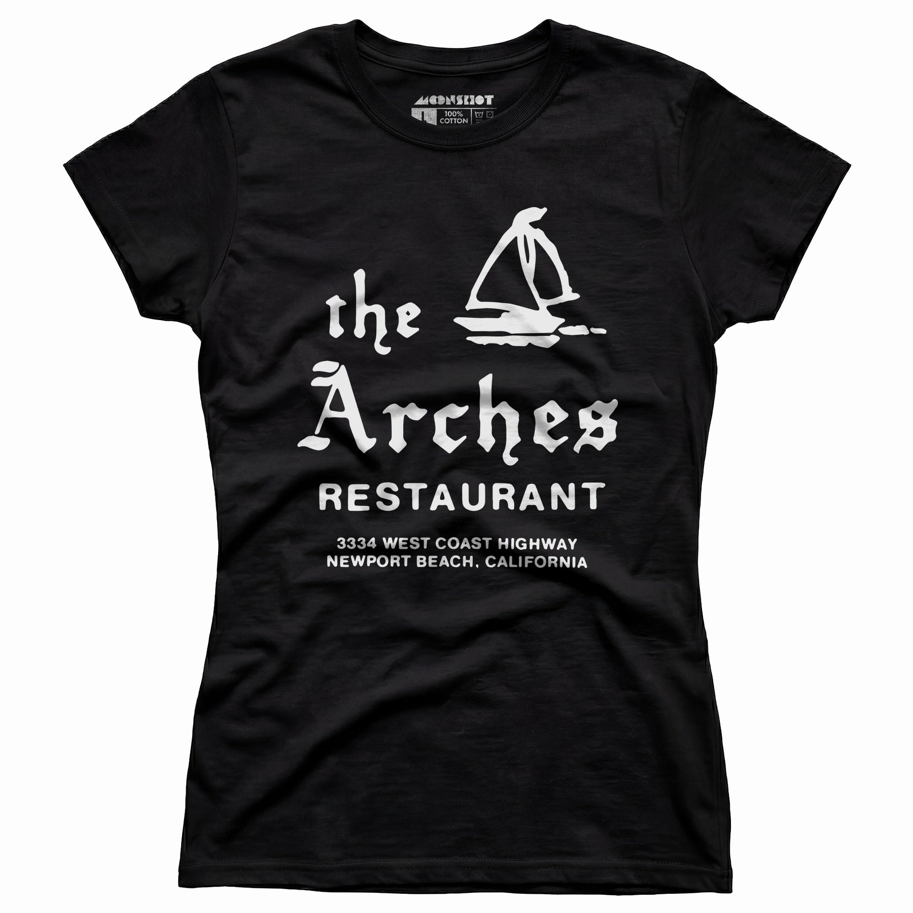 The Arches - Newport Beach, CA - Vintage Restaurant - Women's T-Shirt