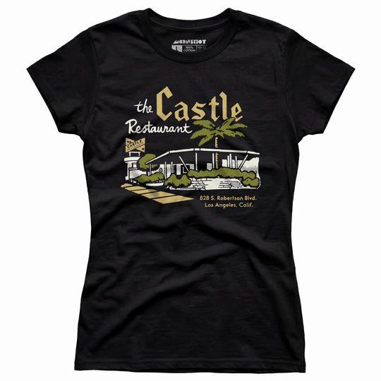 The Castle - Los Angeles, CA - Vintage Restaurant - Women's T-Shirt
