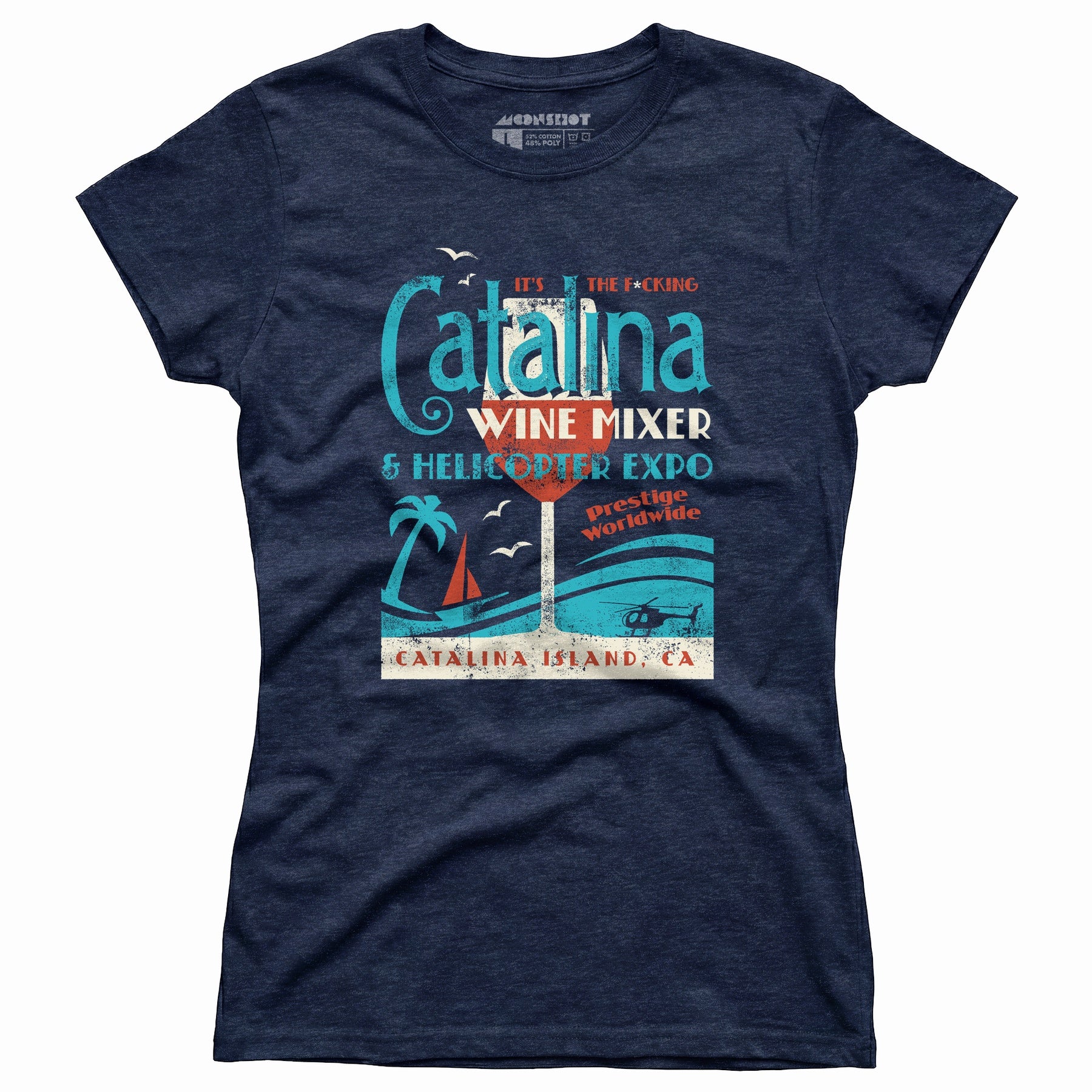 The Catalina Wine Mixer & Helicopter Expo - Women's T-Shirt