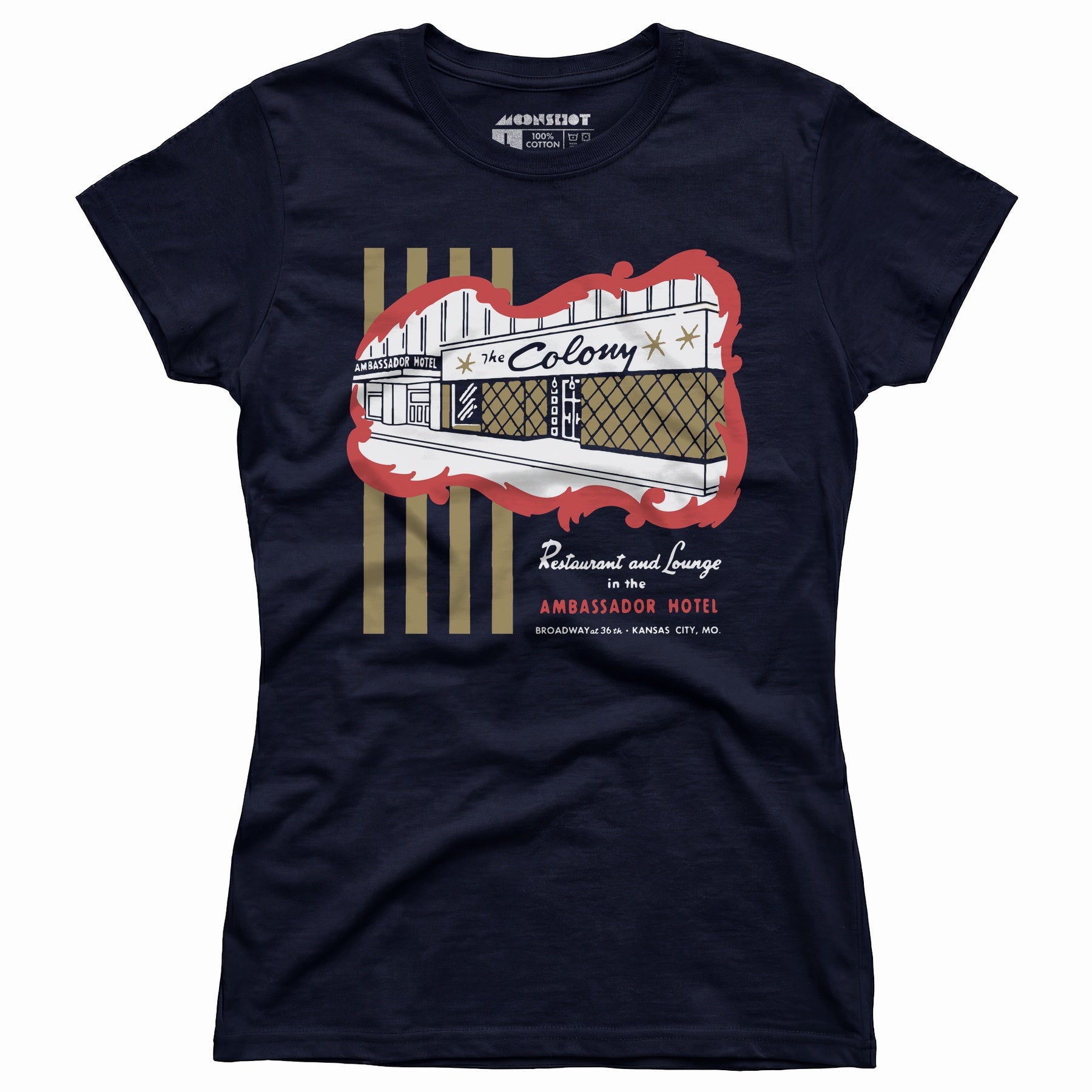 The Colony - Kansas City, MO - Vintage Restaurant - Women's T-Shirt