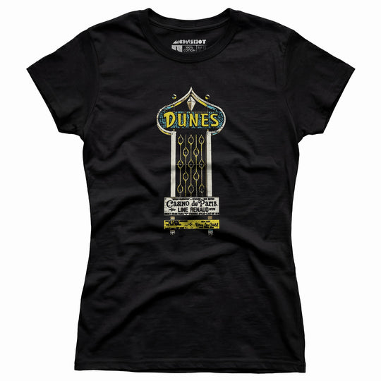 The Dunes Hotel Sign - Vintage Las Vegas - Women's T-Shirt