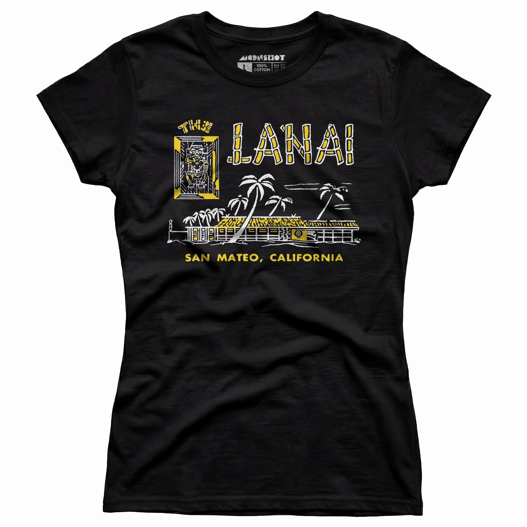 The Lanai - San Mateo, CA - Vintage Tiki Bar - Women's T-Shirt