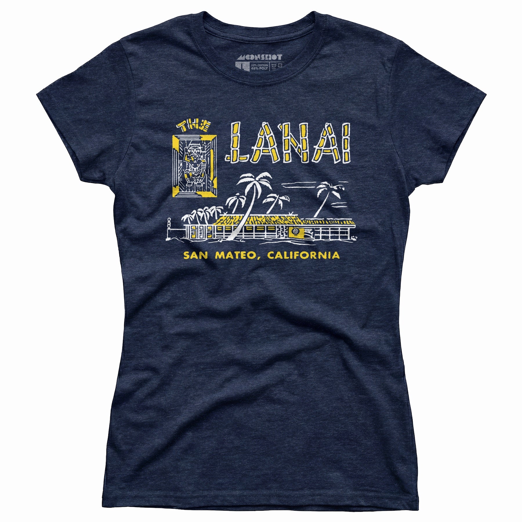 The Lanai - San Mateo, CA - Vintage Tiki Bar - Women's T-Shirt