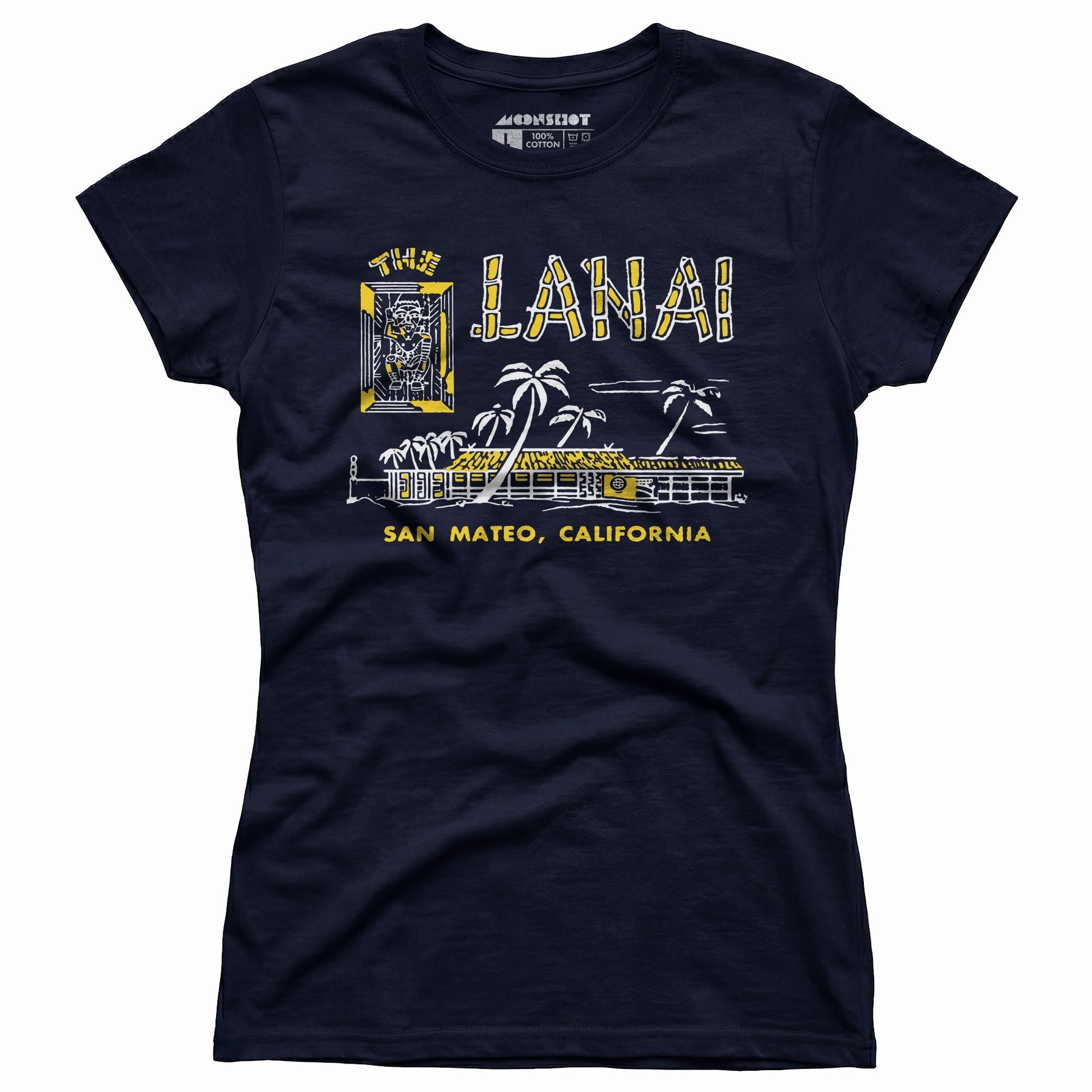 The Lanai - San Mateo, CA - Vintage Tiki Bar - Women's T-Shirt