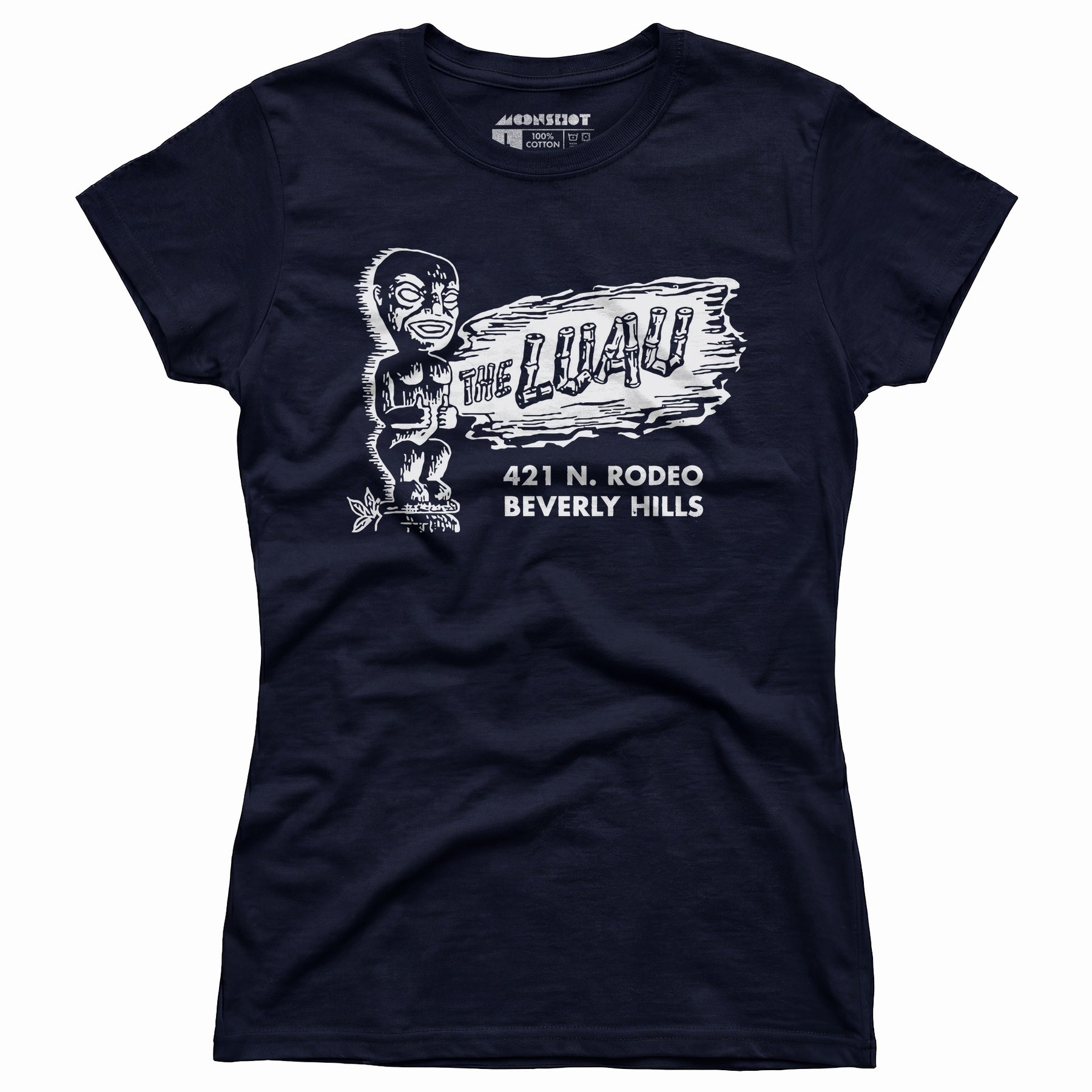 The Luau - Beverly Hills, CA - Vintage Tiki Bar - Women's T-Shirt