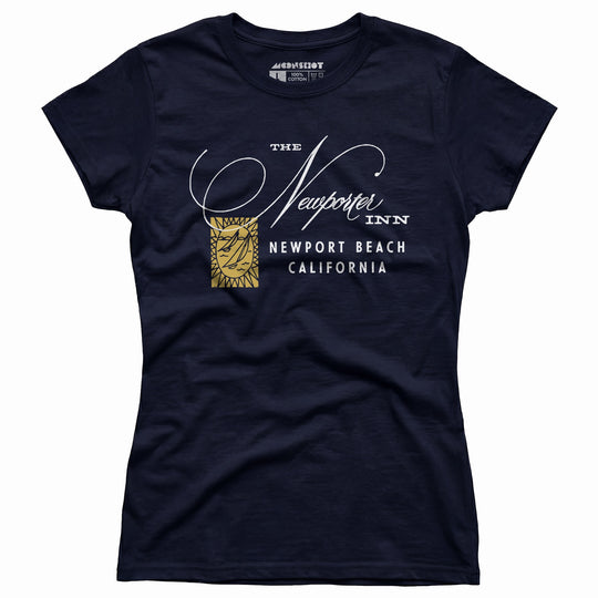 The Newporter Inn - Newport Beach, CA - Vintage Hotel - Women's T-Shirt