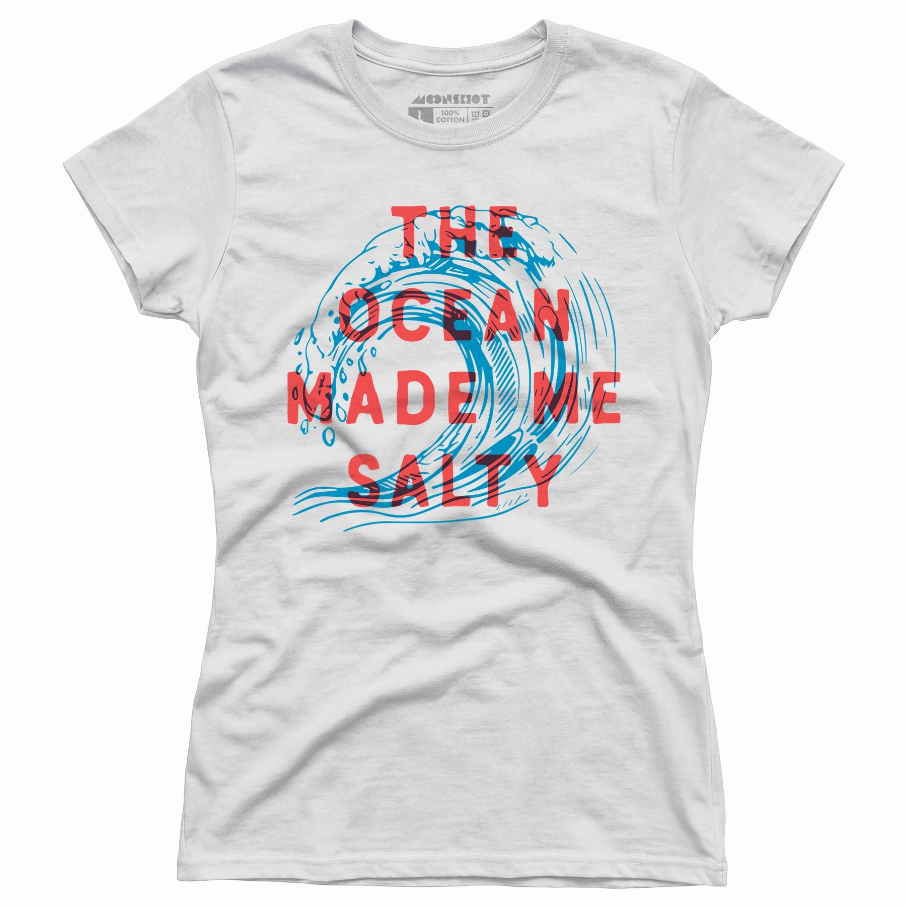 The Ocean Made Me Salty - Women's T-Shirt