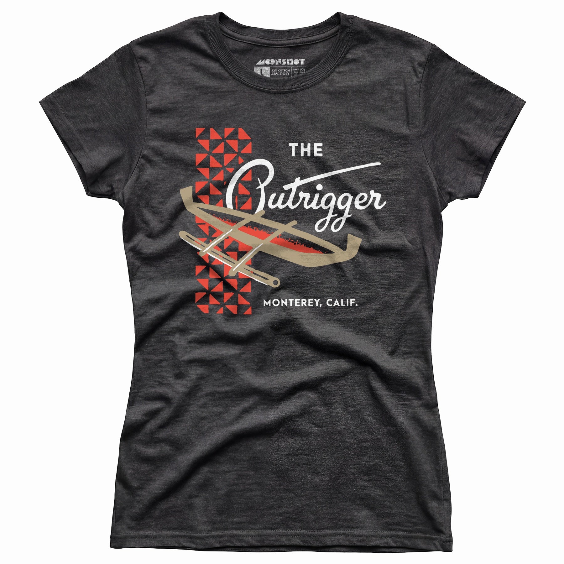 The Outrigger - Monterey, CA - Vintage Tiki Bar - Women's T-Shirt