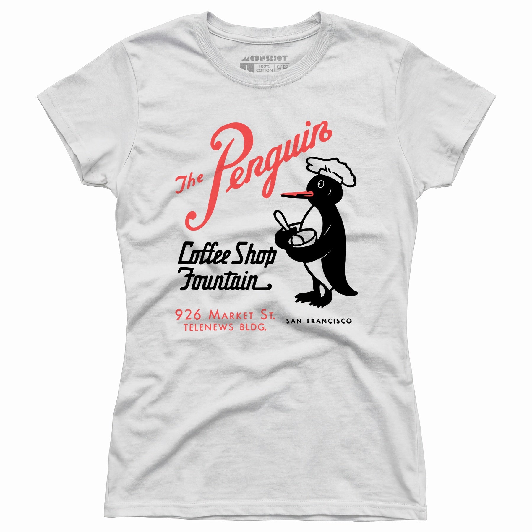 The Penguin - San Francisco, CA - Vintage Restaurant - Women's T-Shirt