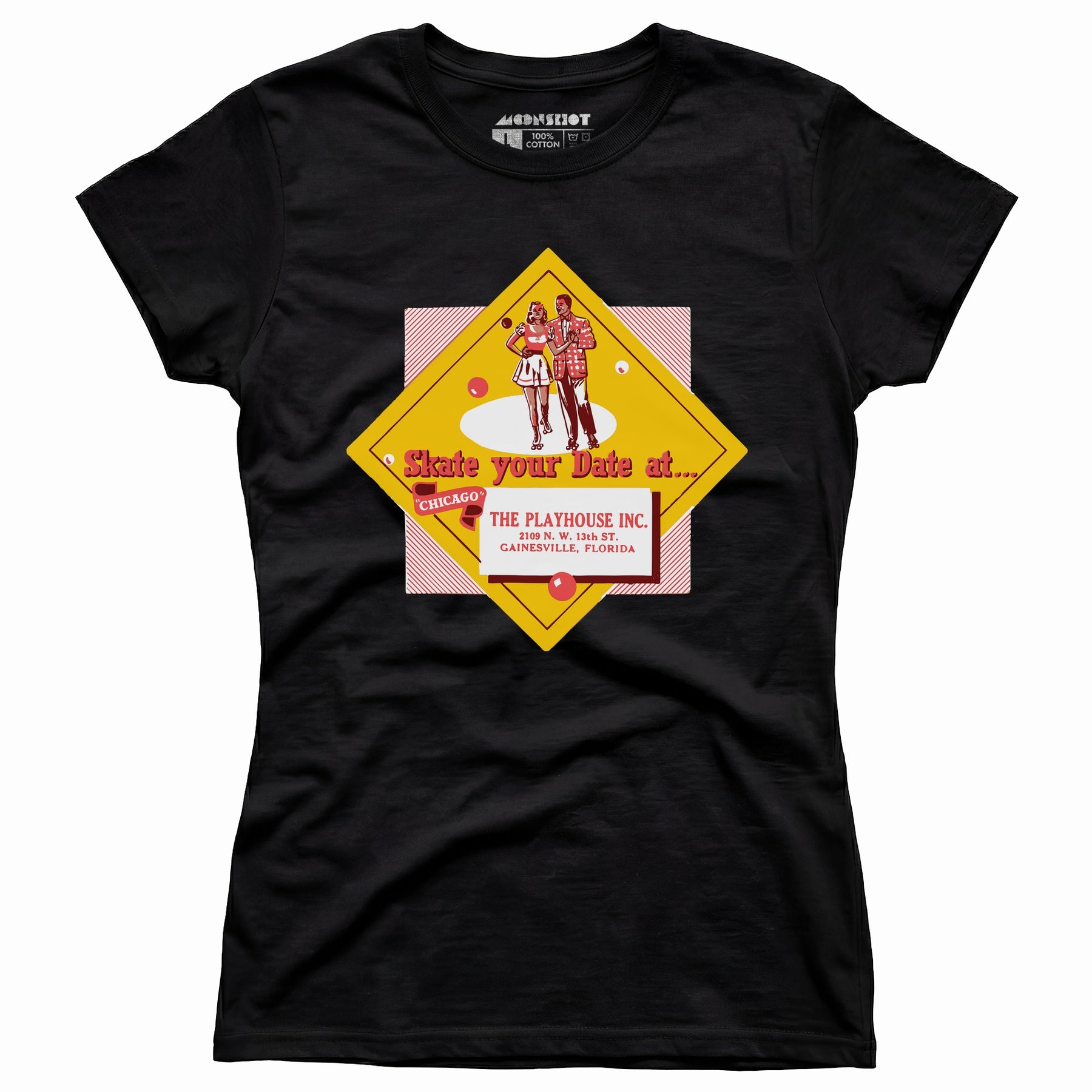 The Playhouse - Gainesville, FL - Vintage Roller Rink - Women's T-Shirt