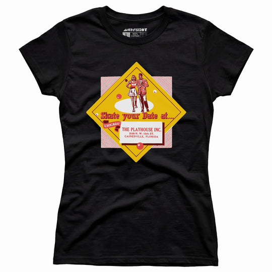 The Playhouse - Gainesville, FL - Vintage Roller Rink - Women's T-Shirt