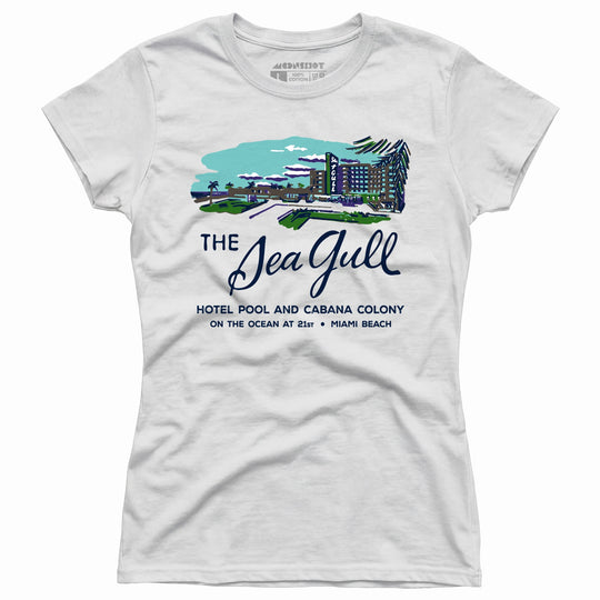 The Sea Gull - Miami, FL - Vintage Hotel - Women's T-Shirt