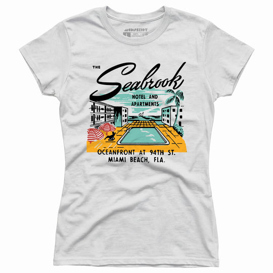 The Seabrook - Miami, FL - Vintage Hotel - Women's T-Shirt