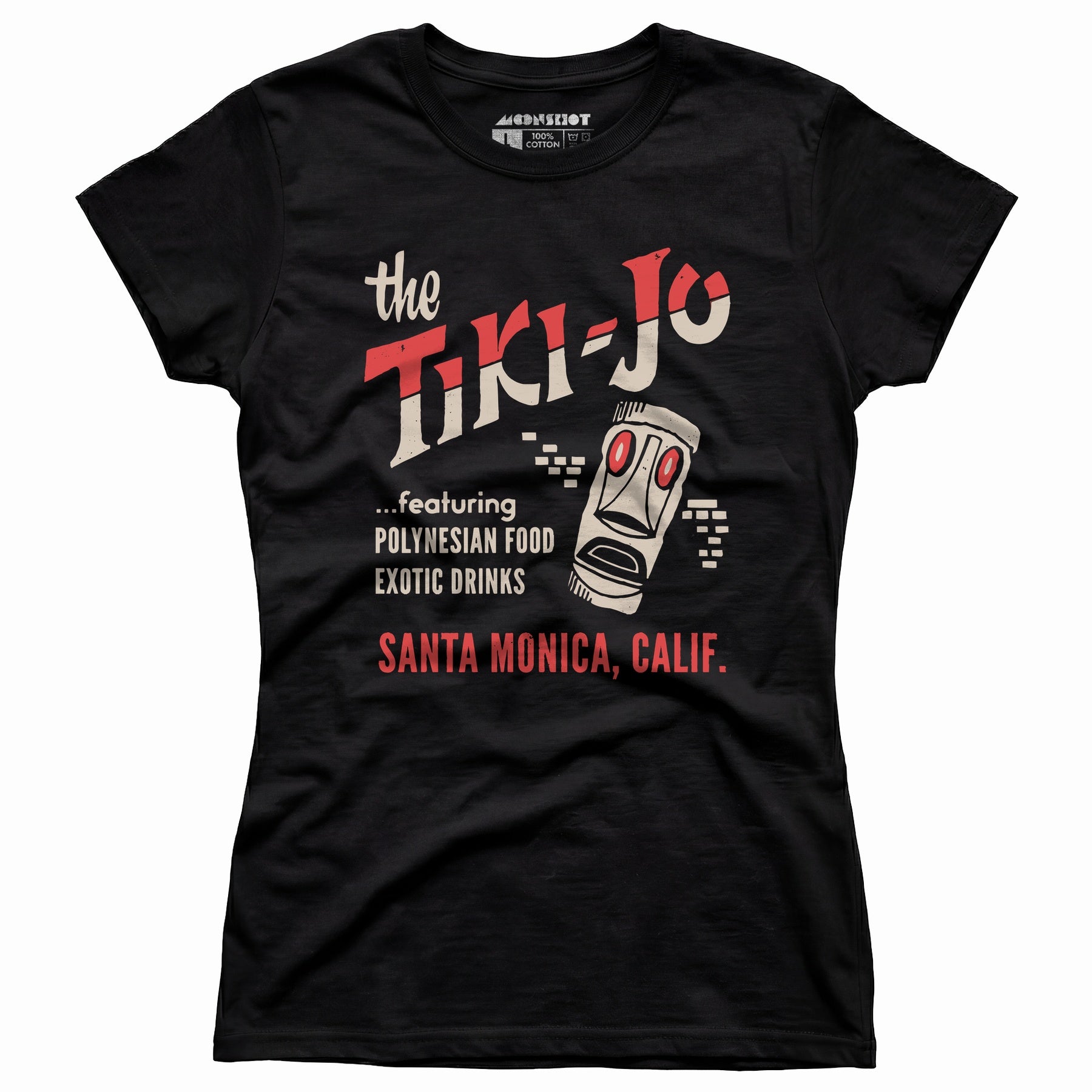 The Tiki-Jo - Santa Monica, CA - Vintage Tiki Bar - Women's T-Shirt