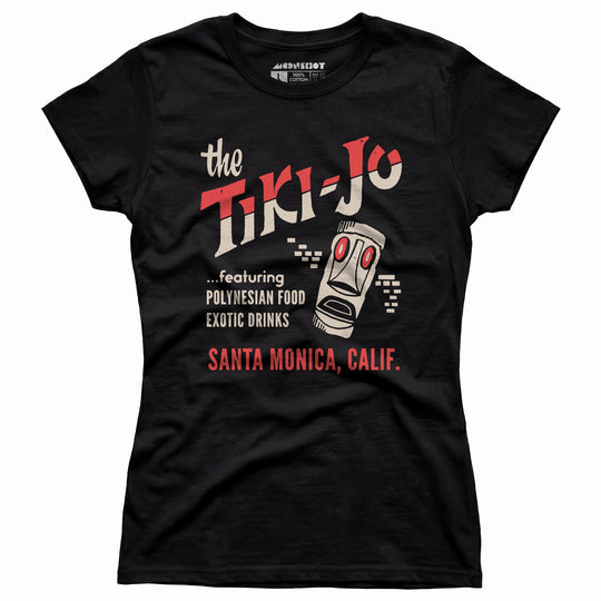 The Tiki-Jo - Santa Monica, CA - Vintage Tiki Bar - Women's T-Shirt