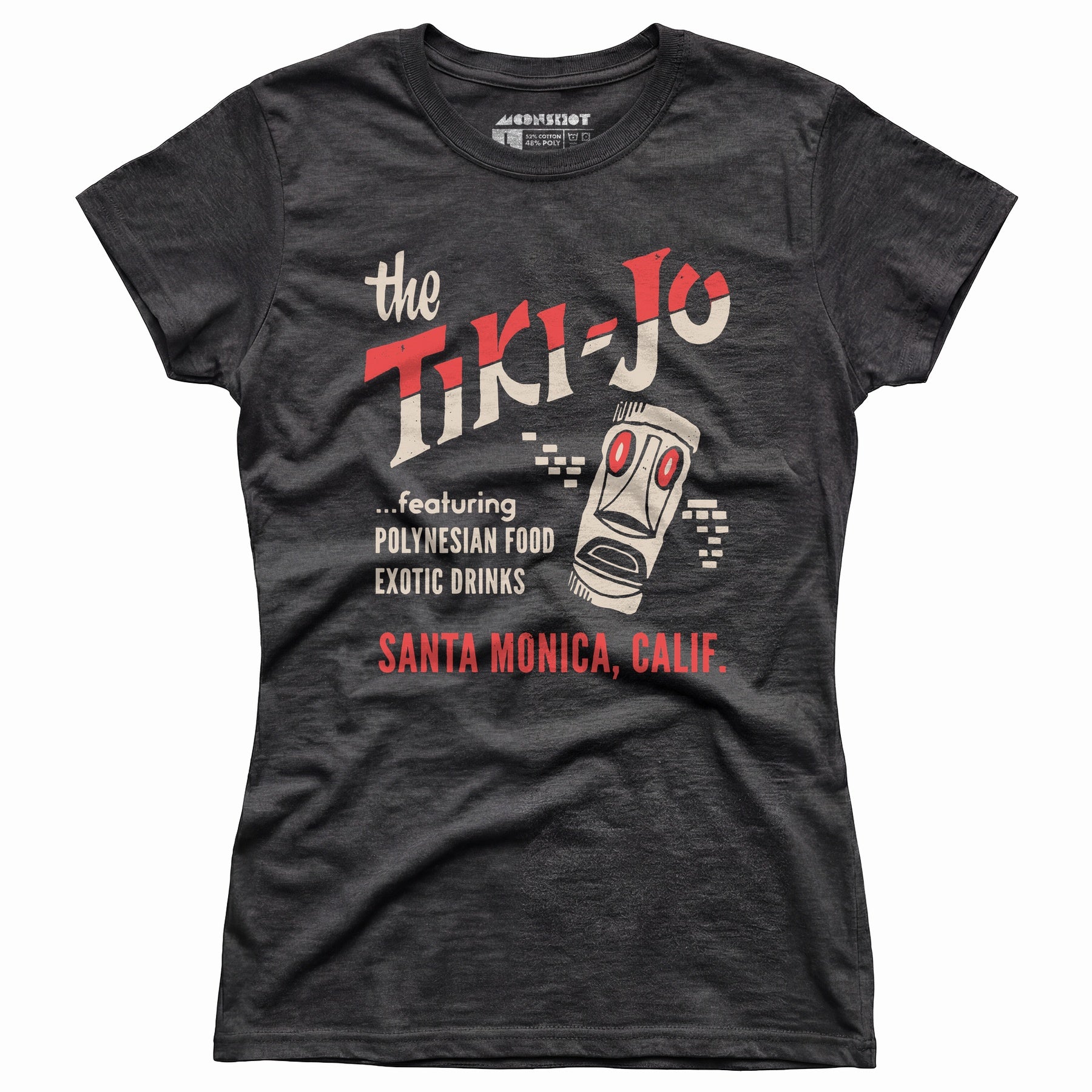 The Tiki-Jo - Santa Monica, CA - Vintage Tiki Bar - Women's T-Shirt
