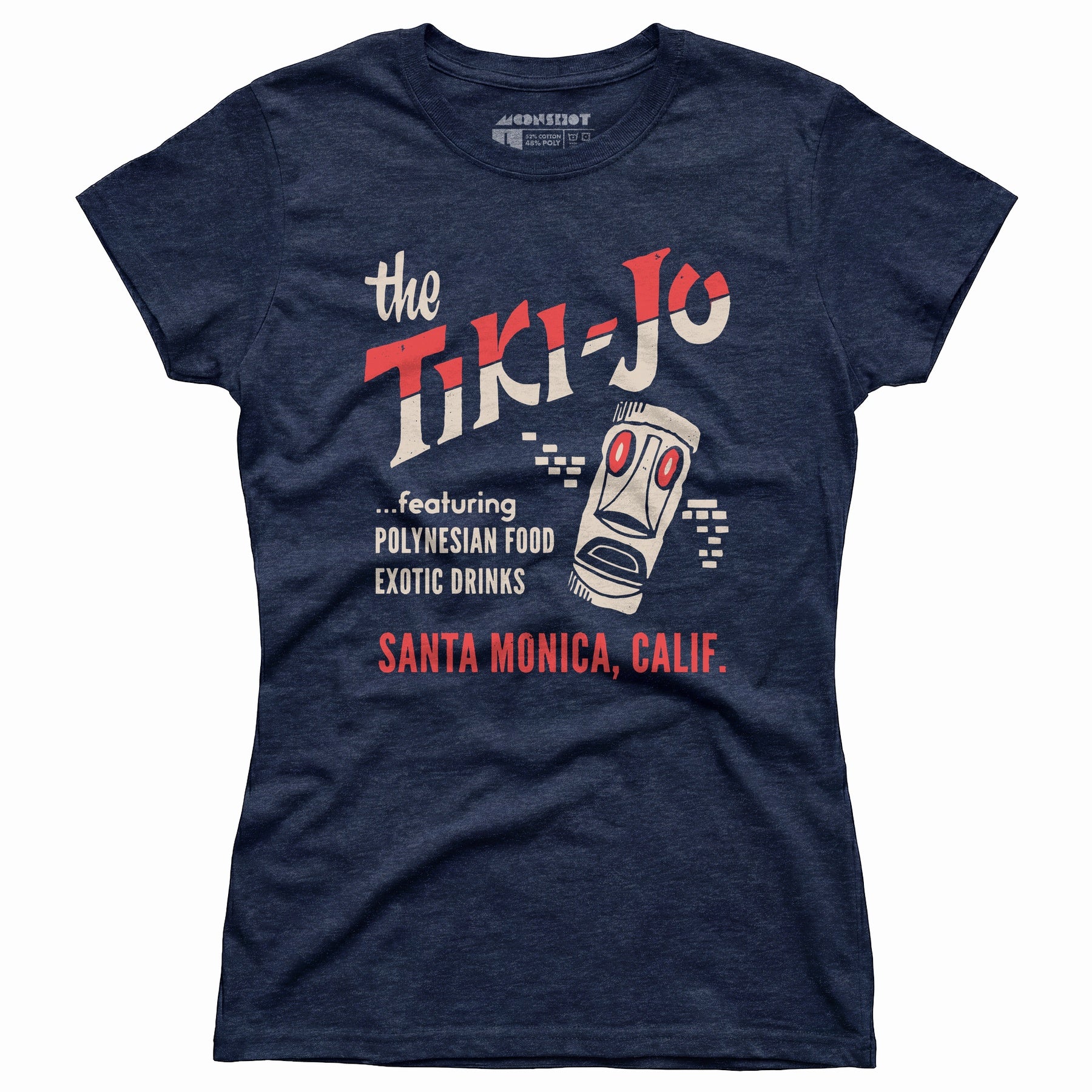 The Tiki-Jo - Santa Monica, CA - Vintage Tiki Bar - Women's T-Shirt