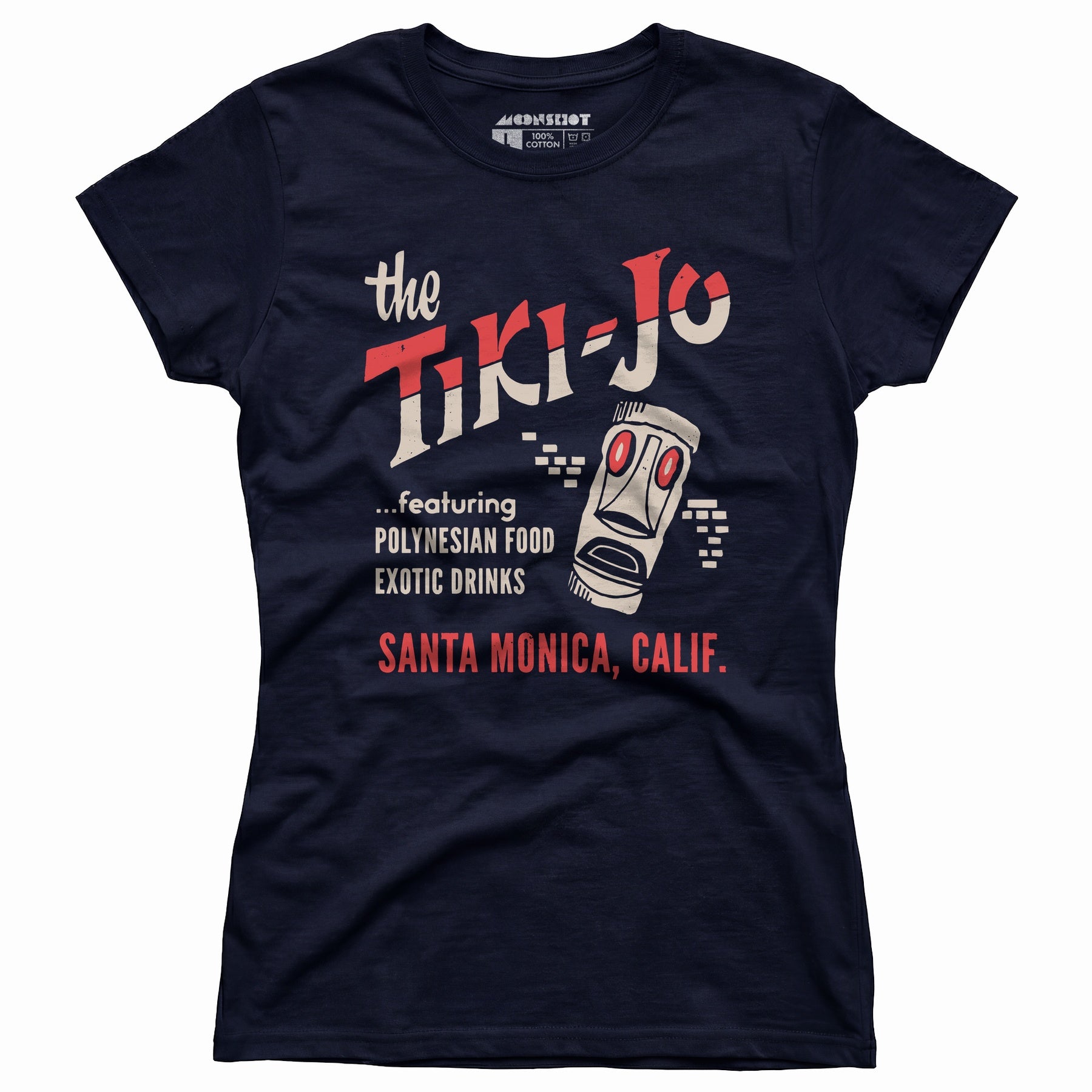 The Tiki-Jo - Santa Monica, CA - Vintage Tiki Bar - Women's T-Shirt