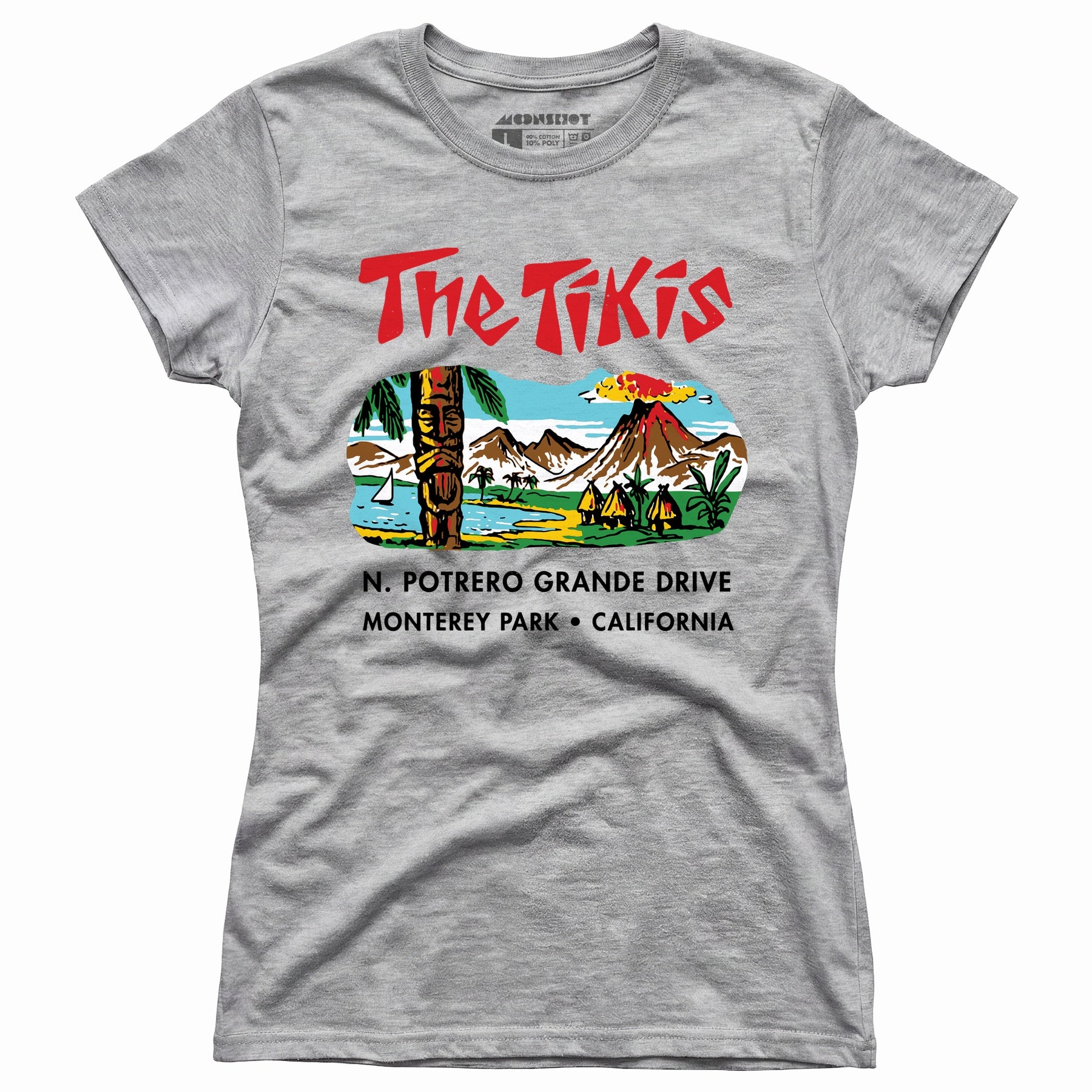 The Tikis - Monterey Park CA - Vintage Tiki Bar - Women's T-Shirt