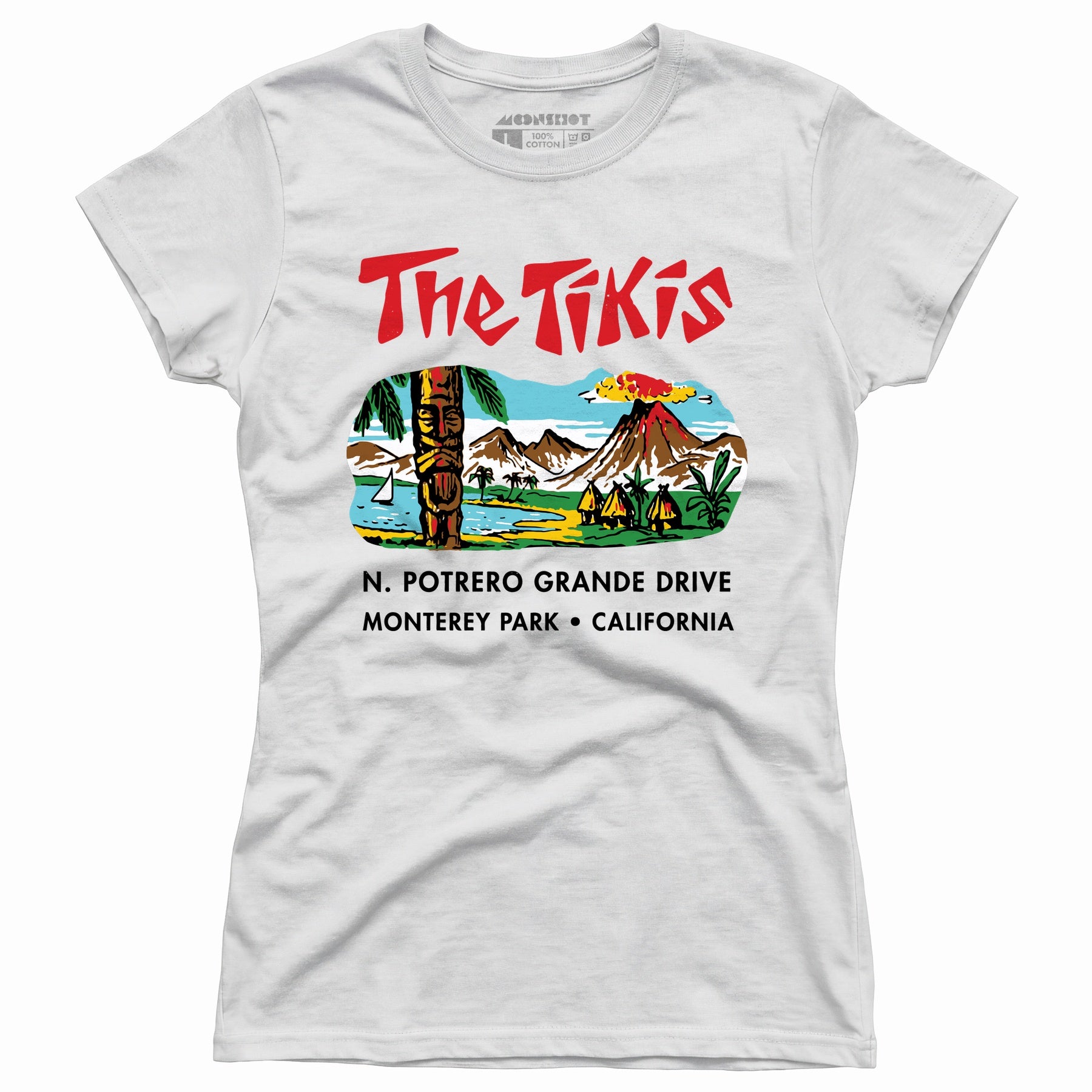 The Tikis - Monterey Park CA - Vintage Tiki Bar - Women's T-Shirt