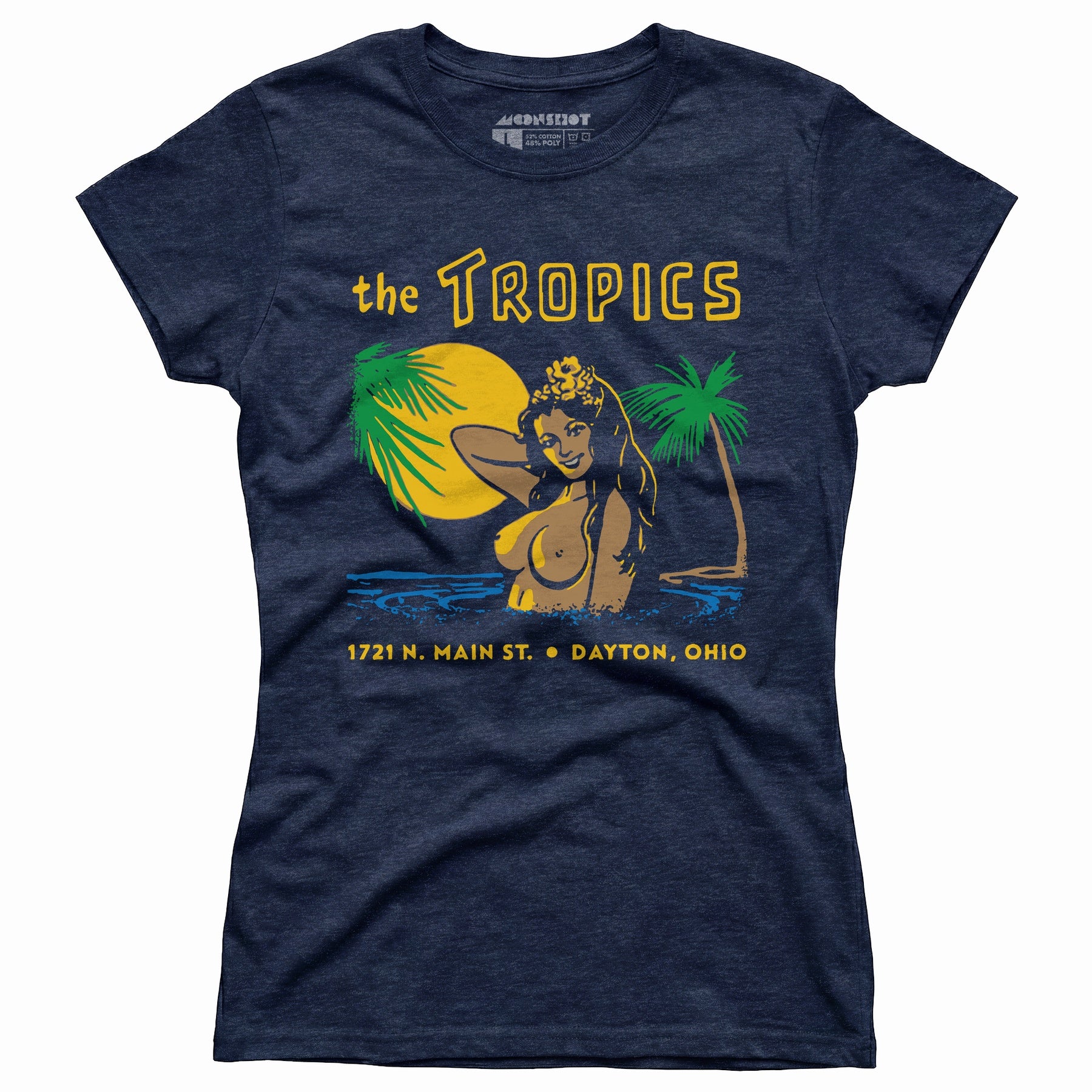The Tropics - Dayton, OH - Vintage Tiki Bar - Women's T-Shirt