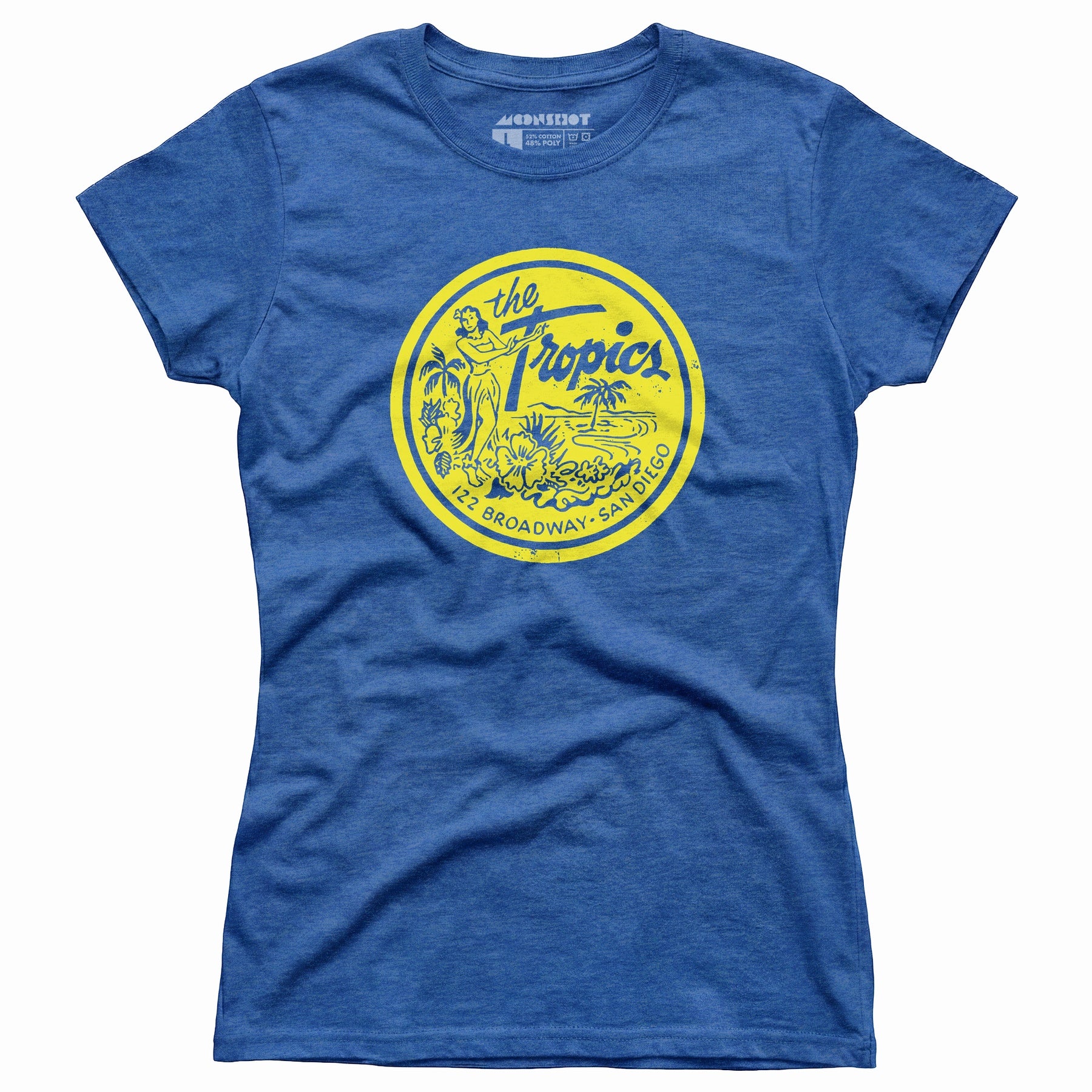 The Tropics - San Diego, CA - Vintage Tiki Bar - Women's T-Shirt