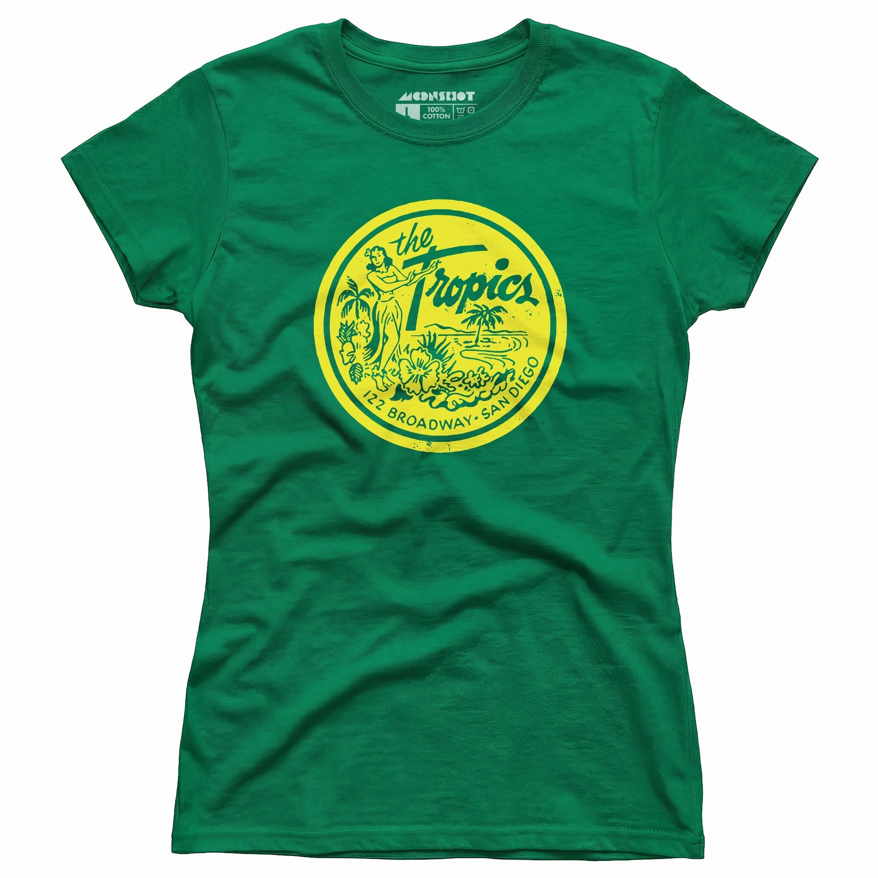 The Tropics - San Diego, CA - Vintage Tiki Bar - Women's T-Shirt