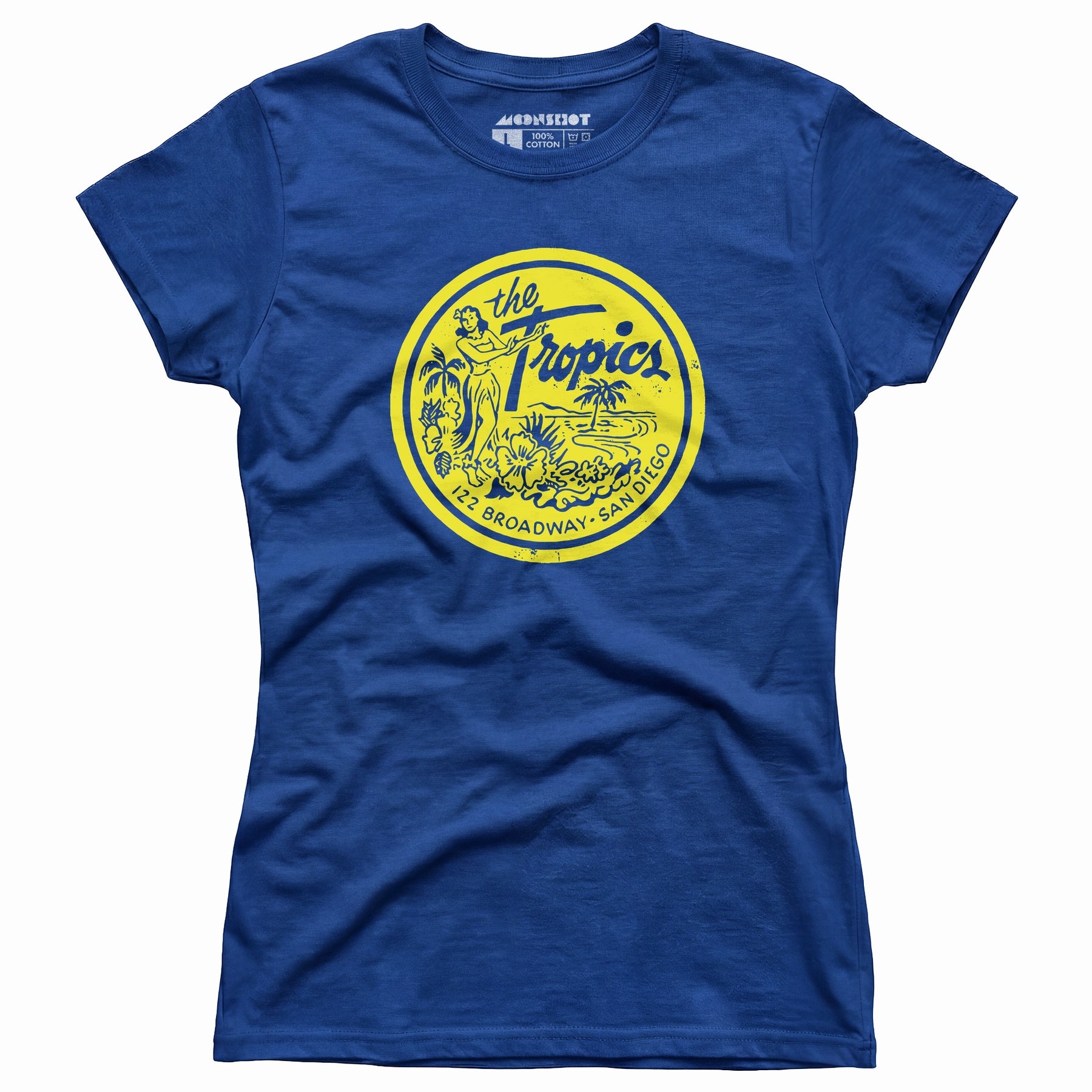 The Tropics - San Diego, CA - Vintage Tiki Bar - Women's T-Shirt