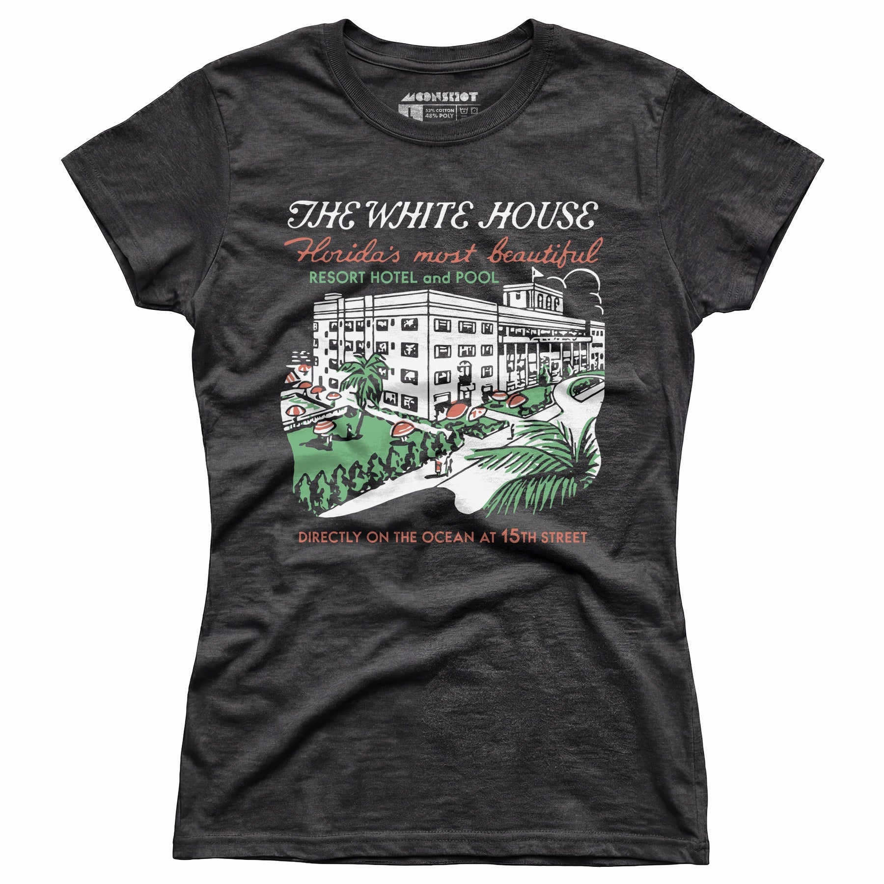 The White House - Miami, FL - Vintage Hotel - Women's T-Shirt