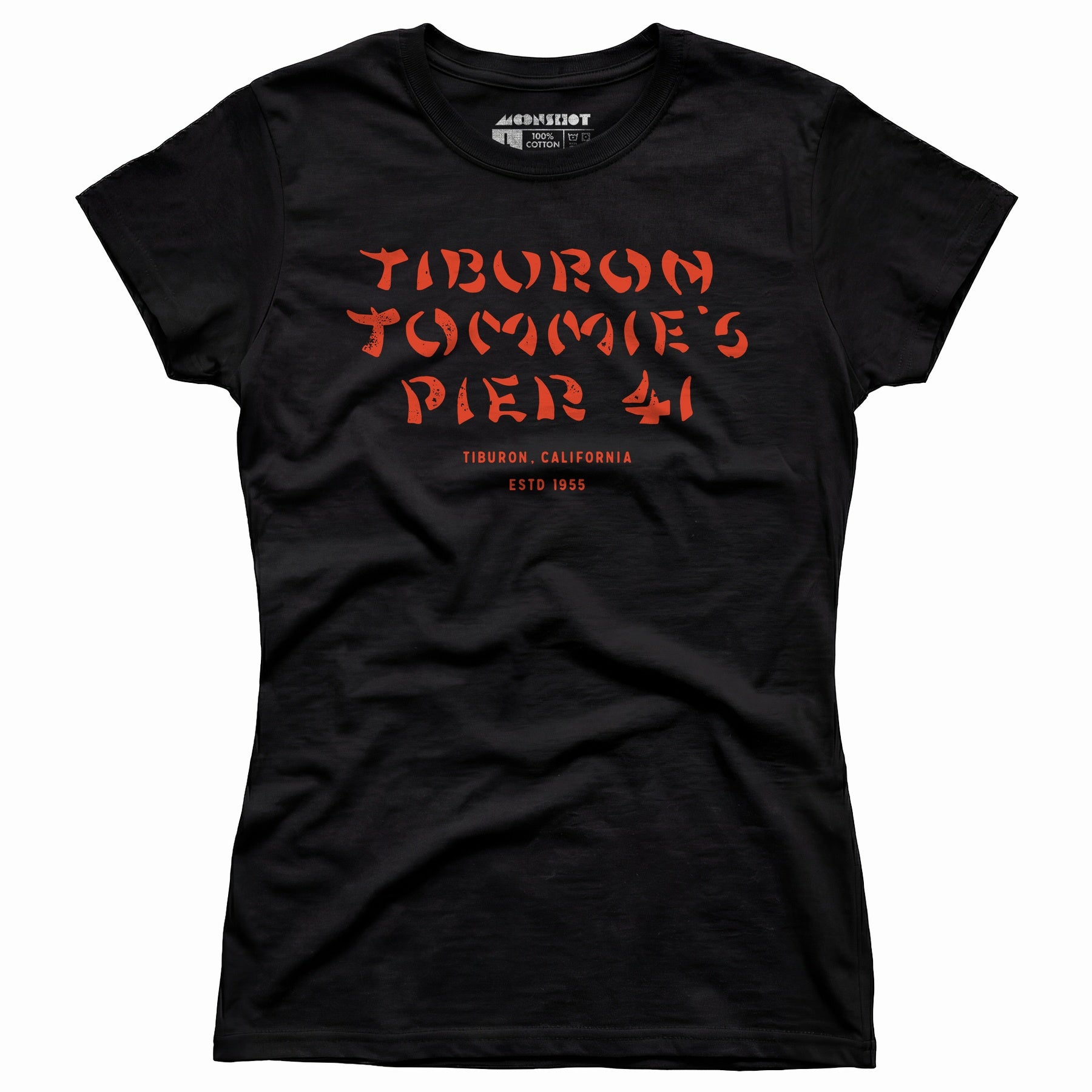 Tiburon Tommie's Pier 41 - Tiburon, CA - Vintage Tiki Bar - Women's T-Shirt