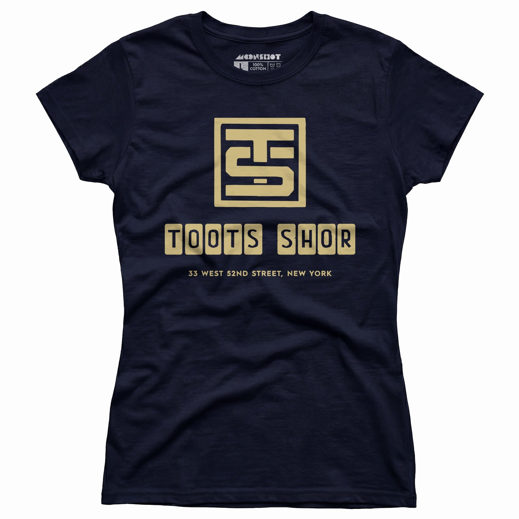 Toots Shor Logo - Manhattan, NY - Vintage Restaurant - Women's T-Shirt