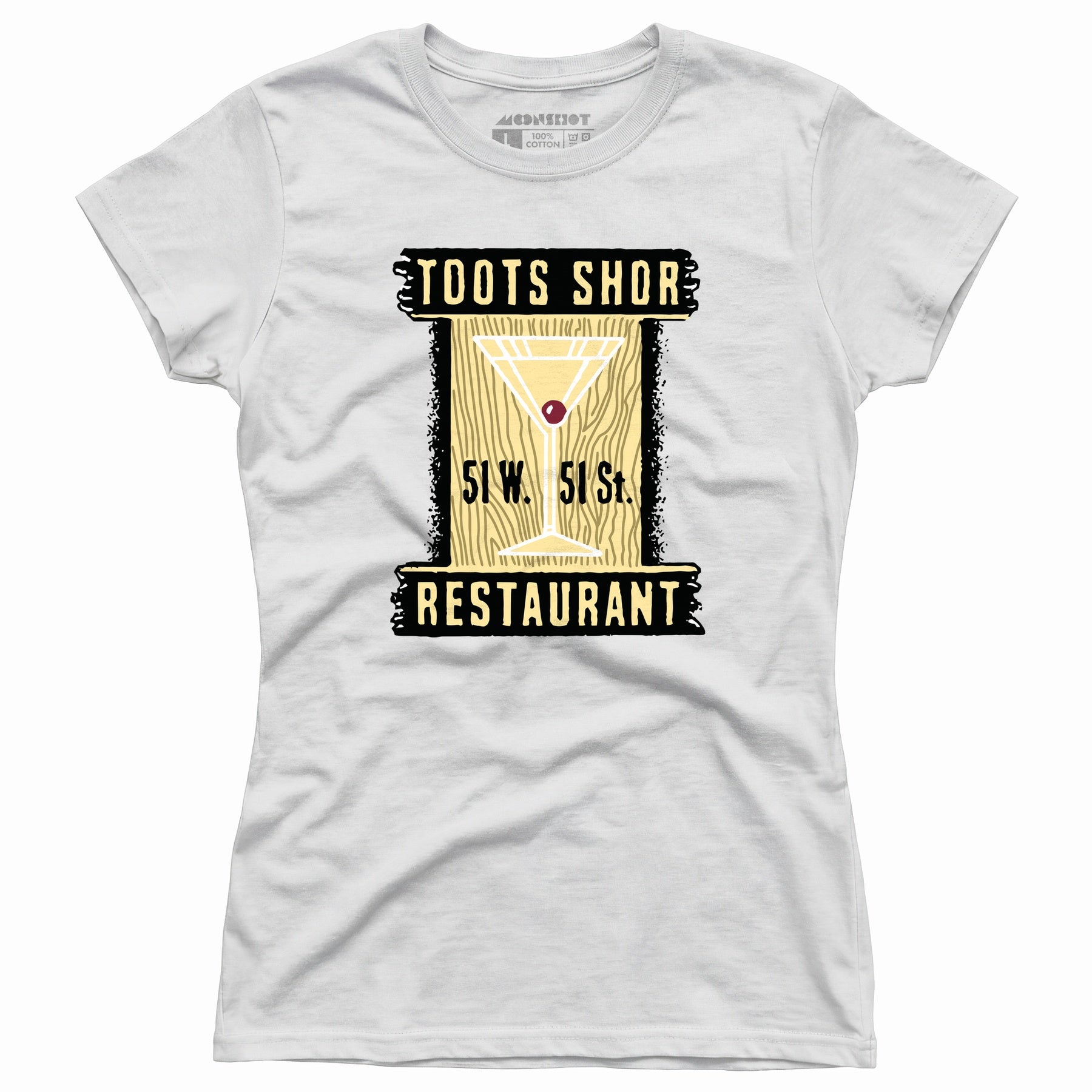 Toots Shor - Manhattan, NY - Vintage Restaurant - Women's T-Shirt