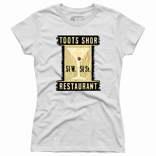 Toots Shor - Manhattan, NY - Vintage Restaurant - Women's T-Shirt