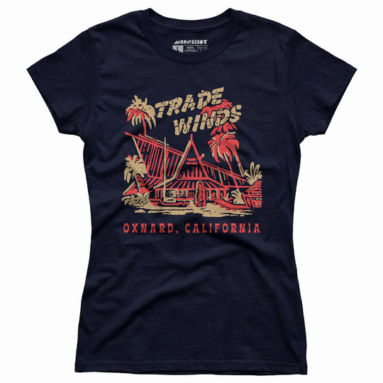 Trade Winds - Oxnard, CA - Vintage Tiki Bar - Women's T-Shirt