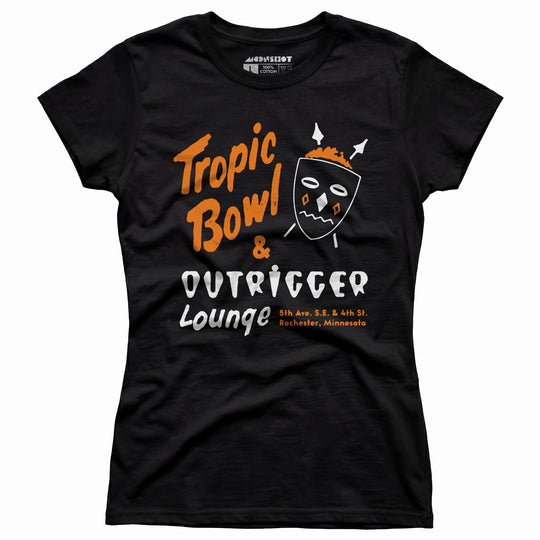 Tropic Bowl - Rochester, MN - Vintage Bowling Alley - Women's T-Shirt